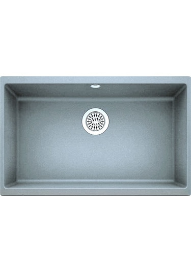 Simpex Tek Göz Tezgah Altı Uyumlu Metalik Gri 70x40cm