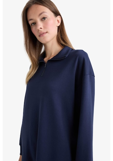 Defacto Regular Fit Fermuarlı Yaka Uzun Kollu Tunik F5771ax25aunv31 Lacivert Defacto Regular Fit Fermuarlı Yaka Uzun Kollu Tunik F5771ax25aunv31 Lacivert