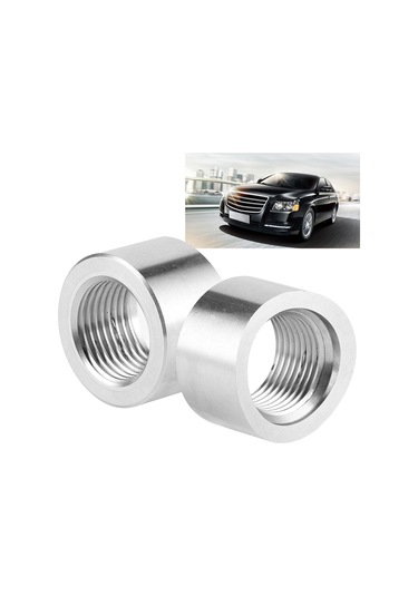 Wezone 2 Adet M18x1.5 İç Dişli Oksijen Sensörü Somunu, Paslanmaz Çelik Ss304, Motor Lambası Tamiri, Evrensel Araçlar İçin