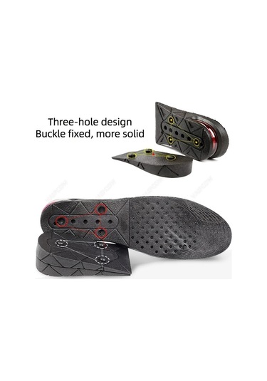 Hightower 3,54 İnç Ayarlanabilir Yükseklik Görünmez Topuk Yükseltici - Hava Yastıklı