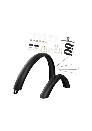 Suntek Bisiklet Çamurlukları Kalın 29-inç-bisikletler-için Siyah