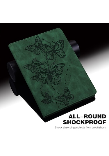 Butu Kelebekler Baskılı Elastik Askı İyi Korumalı, Düşmeyi Önleyici Tablet Kılıfı, Lenovo Uyumlu Tab M8/m8 2. Nesil Tb-8505/tb-8705/tb-8506 Standlı