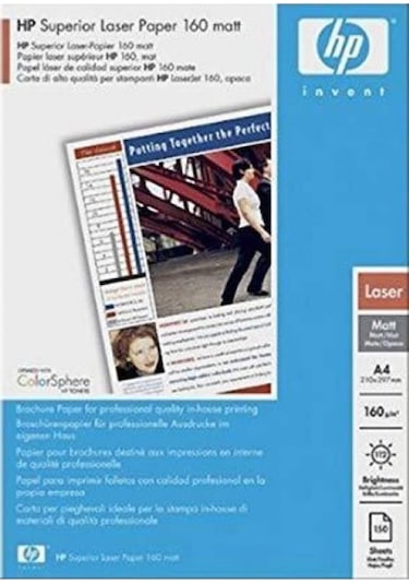 HP Q6544A A4 160 G 150'Li Laser Mat Fotoğraf Kağıdı