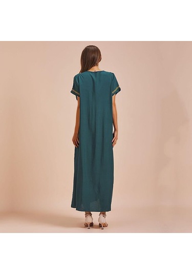 Parlak Kırmızı Edolynsa Nakış Plaj Cover Up Saida De Praia Mayo Kadın Bikini Cover Up Tunikler Plaj Pareo Sarong Beachwear Q790 Parlak Kırmızı