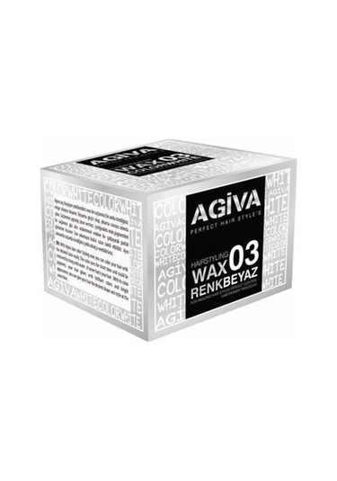 Agiva Hairstyling Color 03 Wax Beyaz 120 G