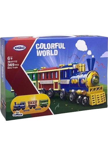 Tren Yapım Seti 369 Parça Eğitici Ve Detaylı Blok İnşa Oyuncağı