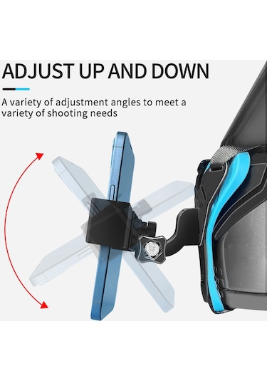 Outfire Telefona Ve Aksiyon Kamera İle Uyumlu Kask Çene Bağlantı