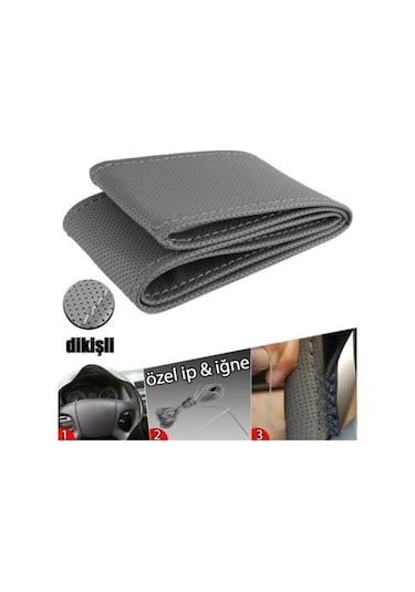 Nkt Deri Dikme Direksiyon Kılıfı Dikmeli 4 Renk Dikişli Kokusuz