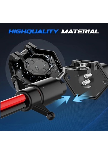 Cordial 8 Numara Tel Trolling Motor Soketi 12v 24v 10awg 2 Tel Minn Kota Bot Erkek Kadın Trolling Motor Hızlı Bağlantı 1 Çift Uyumlu Pil Olmadan