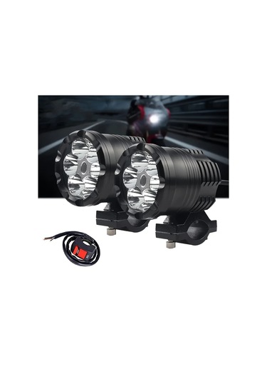 Motion003 Nlpearl Led Motosiklet Köpük Işığı 2 Adet Işık 1 Adet Anahtar 12v Sert Kablolama Motorlu Araçlar