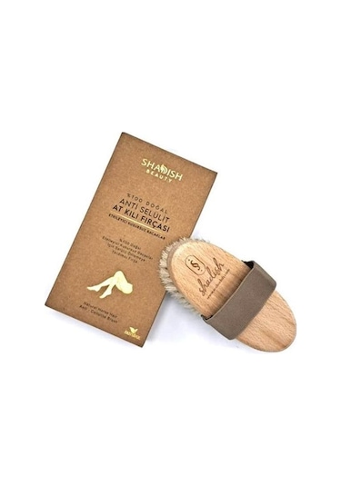 Shadish Beauty Selülit Karşıtı Doğal At Kılı Fırçası