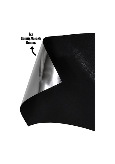 Gümüş Varaklı Orion Avize Siyah