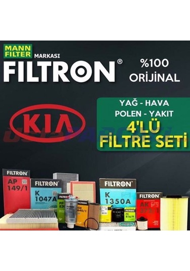 Kia Cerato 1.5 Crdı Mann Filtron Filtre Bakım Seti 2005-2009 (495301359)