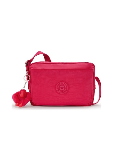 Kıplıng Abanu M Orta Boy Omuz Çantası Pembe Confettı Pınk Pembe