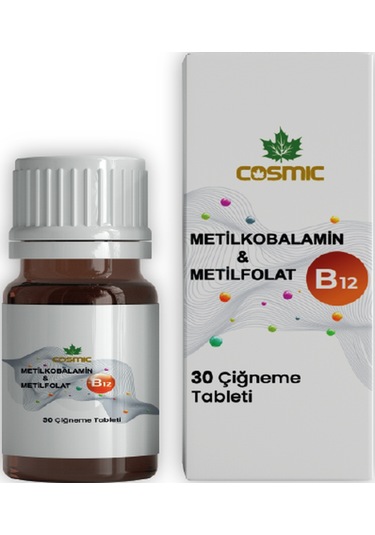 Maranki Cosmic B12 Takviye Edici Gıda 30 Tablet