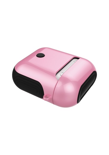 Vernikli Pc Bluetooth Kulaklık Kılıfı  Airpods Uyumlu 1/2 İçin Anti-kayıp Saklama Çantası Pembe