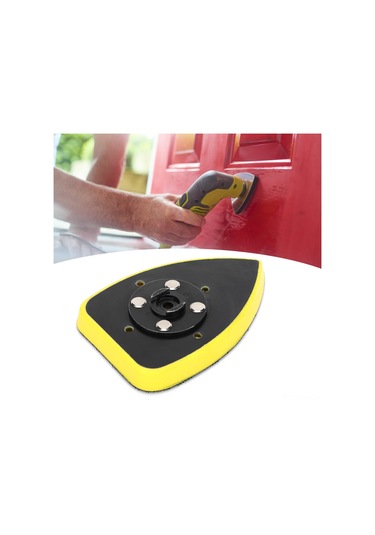 Maiyame 70x100 Mm Üçgen Zımpara Paspası - Abs Malzeme, Dayanıklı Ve Yüksek Zımpara Oranı, Zımpara Makinesi İçin Kolay Kurulum Aksesuarı