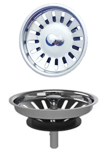 Paslanmaz Çelik Lavabo Süzgeci 8 X 8