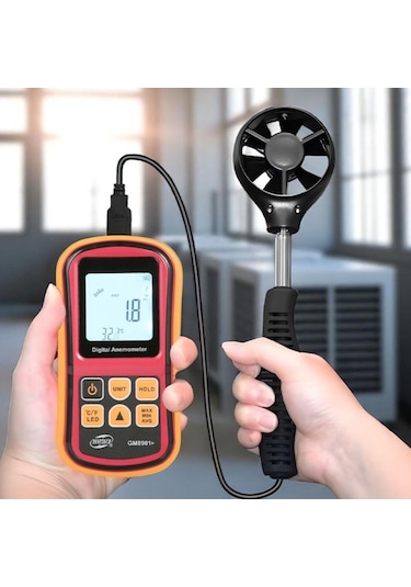 Benetech Gm8901+ Rüzgar Hızı Ve Sıcaklık Ölçer