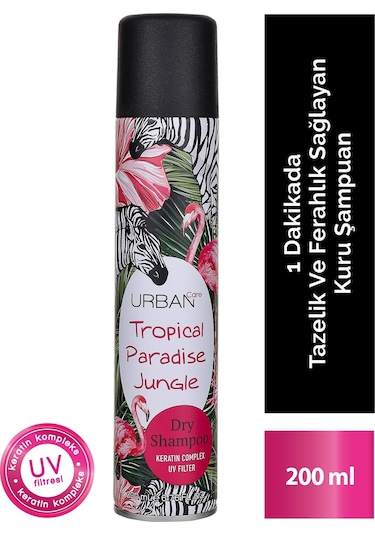 Urban Uv Filtre Care Tropical Paradise Jungle Kuru Şampuan 200 ML