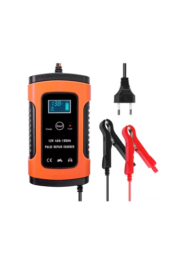 Reedark 12v 5a Akıllı Hızlı Şarj Ve Tamir Cihazı - Lcd Ekranlı Otomatik Araç Akü Şarj Aleti