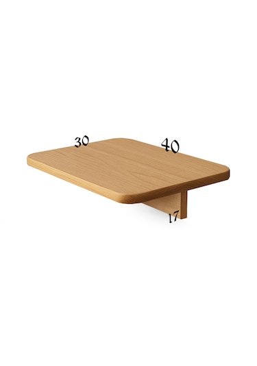 Lena Koltuk Sehpası - 40x30 - Atlantik Çam Atlantik Çam