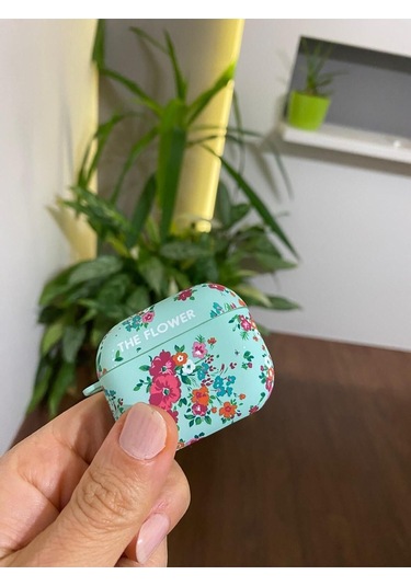 Iphone 3. Nesil Uyumlu Koruyucu Bluetooth Kulaklık Kılıfı Çiçek Desenli Fosforlu Figürlü Çiçekler Airpods 3. Nesil