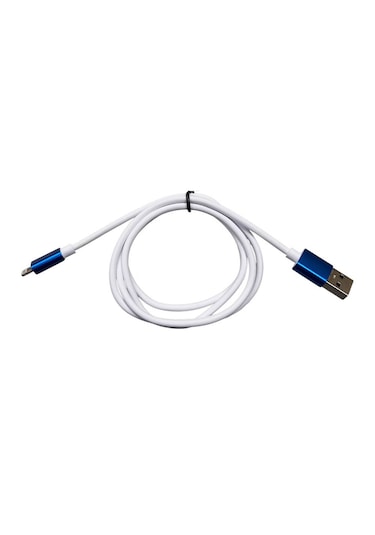 2a Apple iPhone Uyumlu Lightning Hızlı Şarj Kablosu - 1 Metre - Mavi