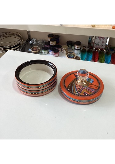 Dekoratif Renkli Küp 15 Cm