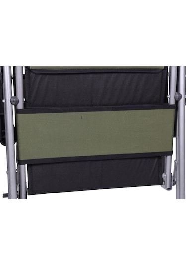 Alin Metal 4''lü Lüks Bardaklı Kamp Sandalyesi Ve Masa Set Haki Haki