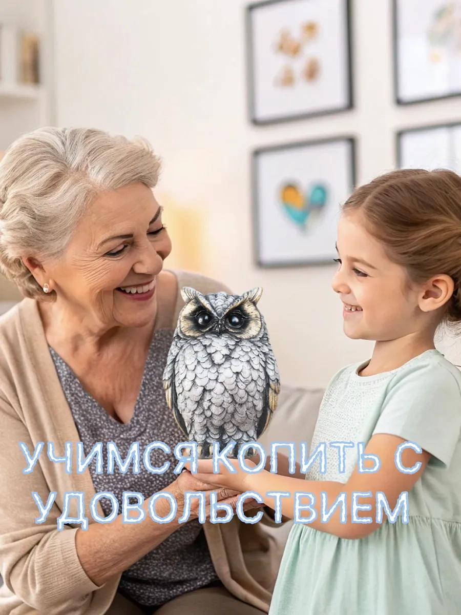 Dekor-ug Baykuş Kurabiye Kurusu İç Dekorasyon Heykelcik 142597184