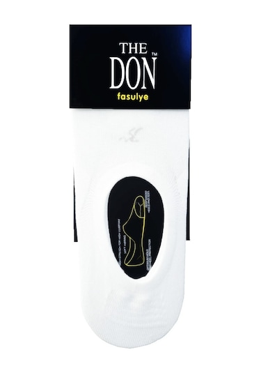 The Don Beyaz Renk Fasulye Erkek Suba Çorap