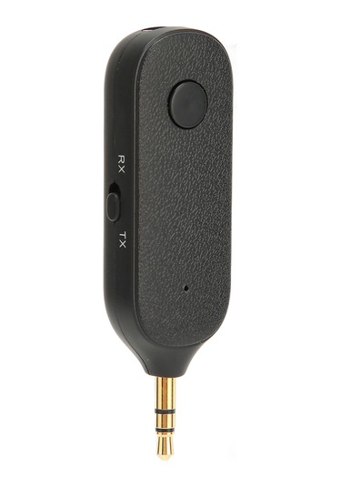 3,5 Mm Bluetooth Adaptörü 2'si 1 Arada Eller Serbest Aramayı Destekleyen Kablosuz Aux Verici Alıcısı Mikrofonlu Araba Hoparlörü İçin