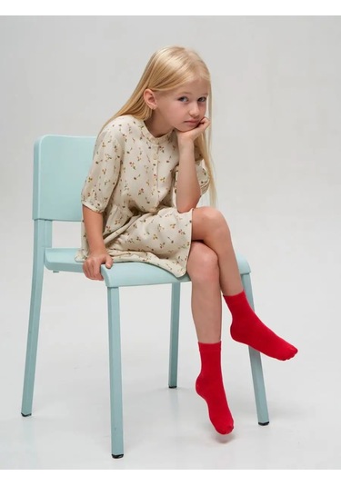 Babushka Renkli Çorap Seti Yüksek Konçlu 54894367 Kırmızı