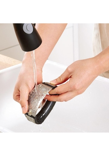 Manuel Sarımsak Basın Rocker Saplı Paslanmaz Çelik Sarımsak Kırıcı Sıkacağı Dilimleme Kıyma Kıyıcı Mutfak Gadget Aracı