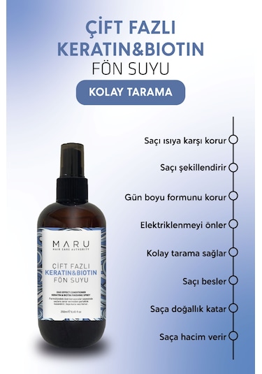 Maru Keratin&biotin Isı Koruyucu Spreyi 250 Ml