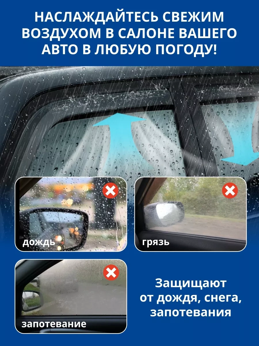 Azard Lada Vesta Sv Cross 2017 Ve Üzeri Station Wagon İçin Cam Deflektörleri 43363339