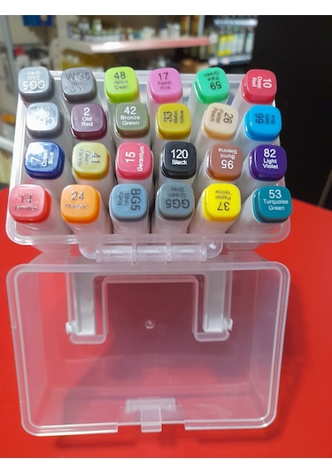 Touch Silky Çift Uçlu Artist Marker Kalemi 24'lü