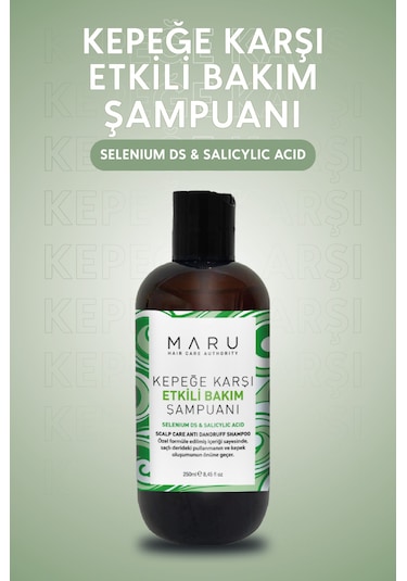 Maru Kepeğe Karşı Etkili Bakım Şampuan & Dandruff Selenium 250 Ml