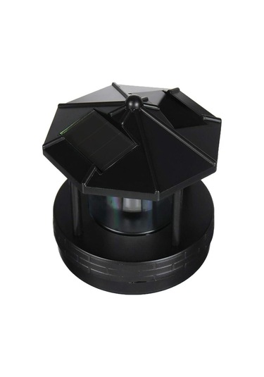 Parça Siyah Güneş Enerjili Işık Kulesi, Su Geçirmez, Led Döndürülebilir Güneş Enerjili