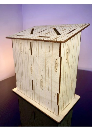 Woodnsa İki Bölmeli Tuvalet Kumbarası "yatırım Fonu" 228377908