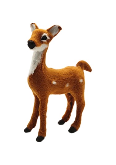 Suntek Ev Dekorasyonu Için Görkemli Geyik Heykeli 11,5x5x15,5 Cm