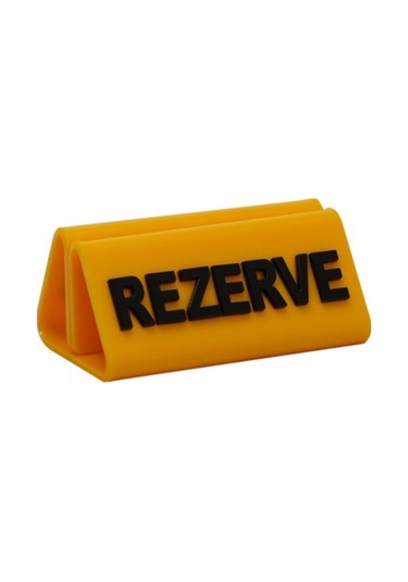 Rezerve Adisyonlu Sarı - Siyah