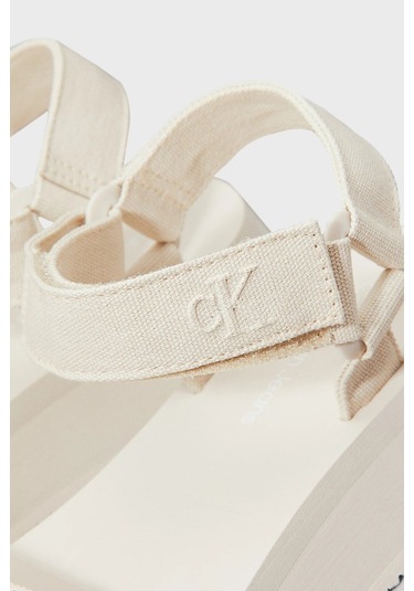 Calvin Klein Calvın Kleın Kadın Sandalet Yw0yw01693-aeo Bej