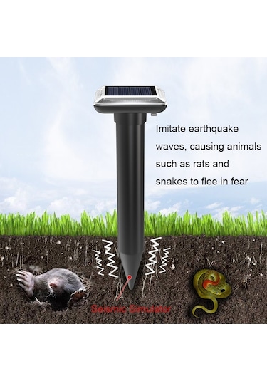 Cbtx SJZ038 Dış Mekan Su Geçirmez Güneş Enerjili Ultrasonik Ultrasonik Hayvan Kovucu Turuncu