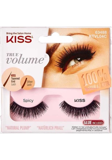 Kiss True Volume Komple Takma Kirpik - Spicy