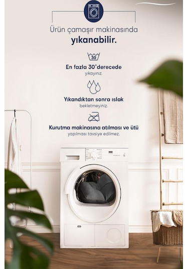 Oznhome Yastık Alezi 4 Adet Beyaz