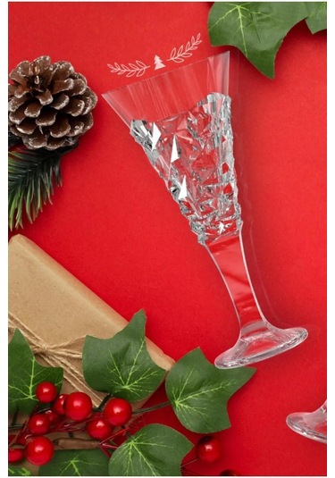 Çeyizci Çarşı Almarandı La Rose 6 Parca Kokteyl Bardagı Seffaf