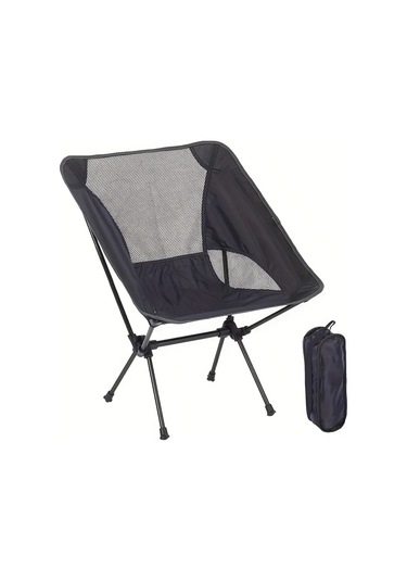 Dashanshop Ultra Hafif Katlanabilir Kamp Sandalyesi Koyu Mavi Ag Koltuklu 7075 Aluminyum 220 Lbs Koyu Mavi