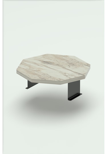 İkili Yan Sehpa Ayarlanabilir Tepsi Sekizgen Efes